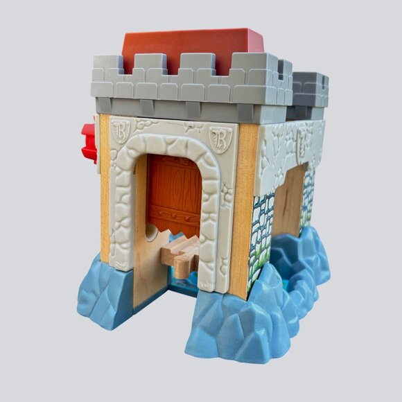 Thomas & Friends Wooden Train Railway Rolf's Castle Bridge Gate Vtg - Picture 1 of 6
